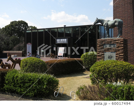 根岸競馬記念公苑にある馬の博物館とシンザン像 60017494
