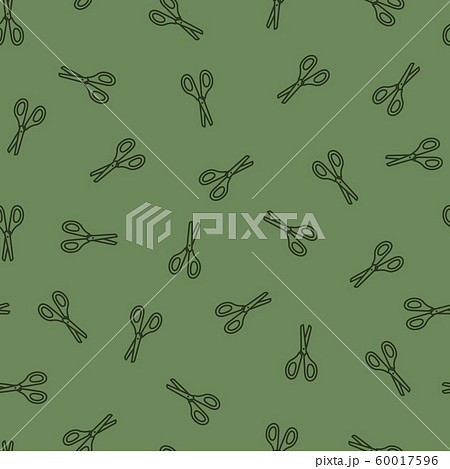 Sewing pattern with outline scissors 60017596