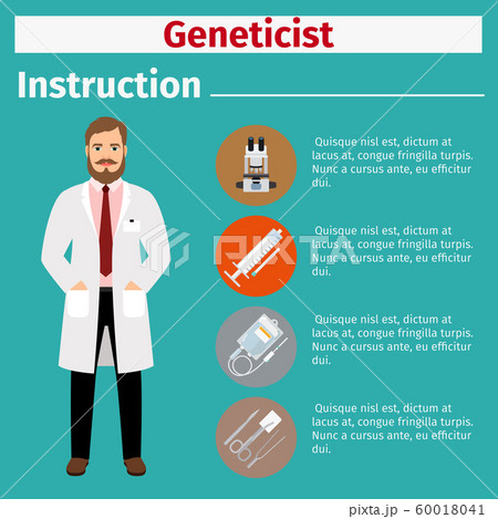 Medical equipment instruction for geneticist 60018041