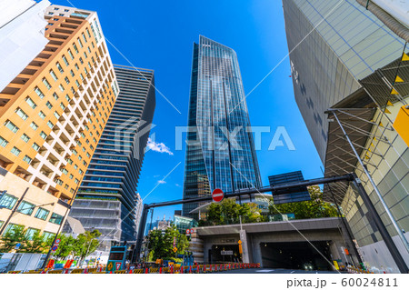 日本の東京都市景観　虎ノ門ヒルズなどを望む 60024811
