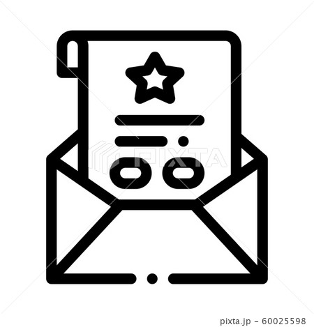 Bonus Sheet Letter Icon Vector Outline Illustration Bonus Sheet Letter Icon Vector Outline Illustration 60025598
