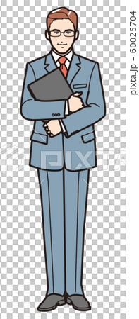 Business man holding a file Business man holding a file 60025704