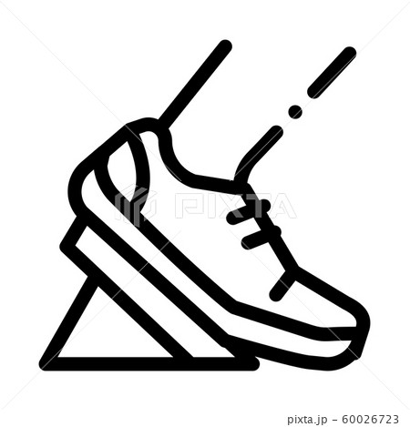 Pads Running from Low Start Icon Vector Outline Illustration Pads Running from Low Start Icon Vector Outline Illustration 60026723