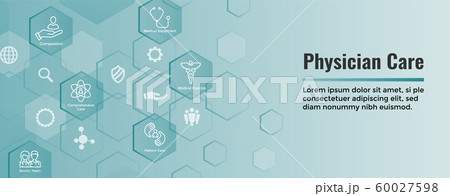Physician Care Icon Set - Web Header Banner 60027598