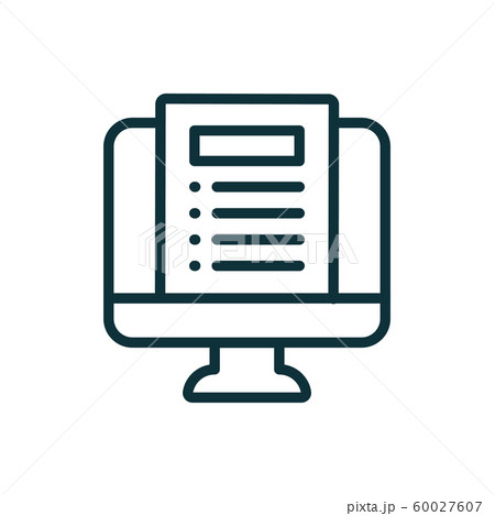 In Compliance Icon with paper, checks & list 60027607