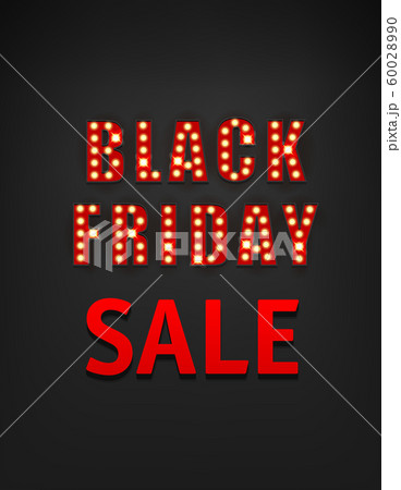 Retro style Black friday sale card Retro style Black friday sale card 60028990