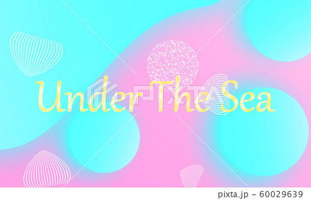 Mermaid pattern. Blue, pink colors. Mermaid pattern. Blue, pink colors. 60029639