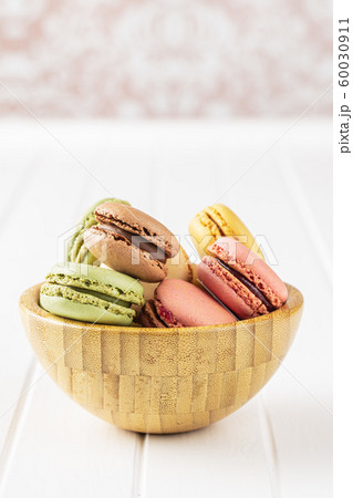 Sweet colorful macarons Sweet colorful macarons 60030911