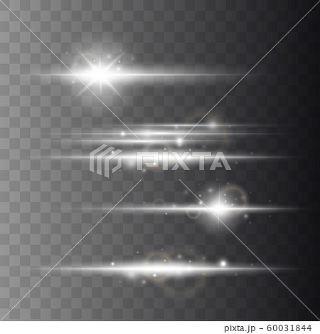 Lens flars vector illustration. Sparkles 60031844
