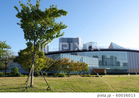 快晴の春海橋公園・ガスの科学館前 快晴の春海橋公園・ガスの科学館前 60036013