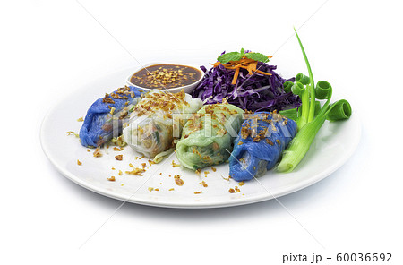 Vietnamese Pot Mouth Steamed Rice Flour Stuffed Vietnamese Pot Mouth Steamed Rice Flour Stuffed 60036692