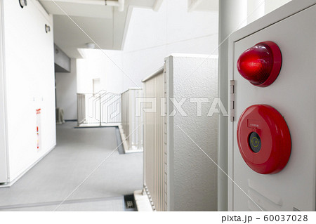 屋内消火栓の写真素材