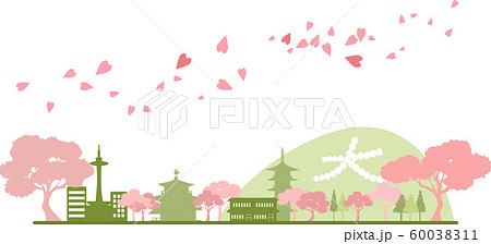 京都シルエット　カラー　春 60038311