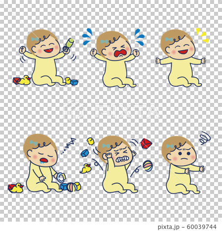 赤ちゃん　セット　右向き 60039744