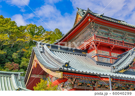 静岡浅間神社 大拝殿の写真素材