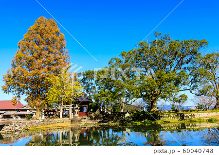 縫ノ池の秋景色 佐賀県杵島郡白石町 の写真素材 60040748 Pixta