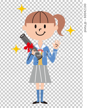 女學生畢業圖 60042100