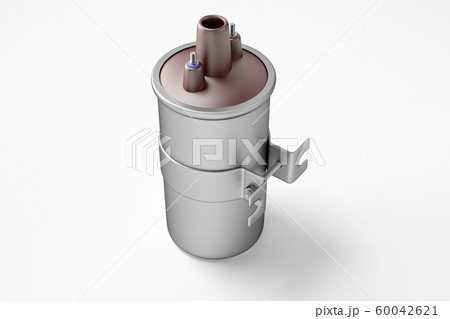 Igniter coil, Ignition and glowplug system. 3d rendering 60042621