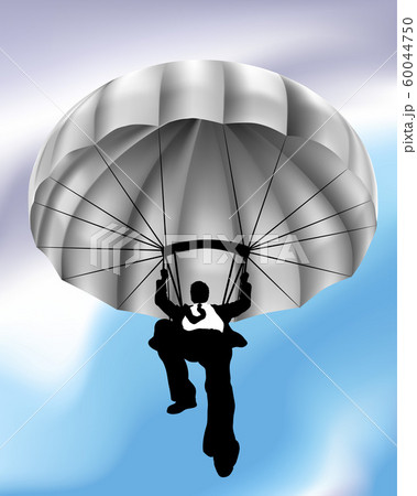 Businessman Parachuting Concept 60044750