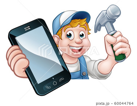 Carpenter Handyman Phone Concept 60044764