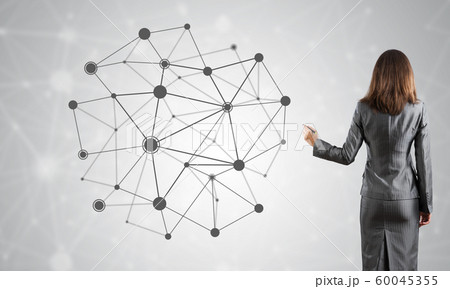 Social net concept 60045355