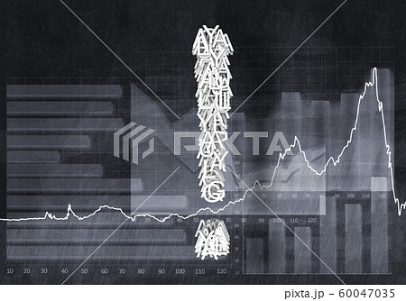 Question of financial growth, 3D rendering 60047035