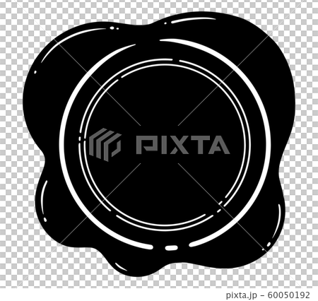 シーリングスタンプ アンティーク シルエットのイラスト素材