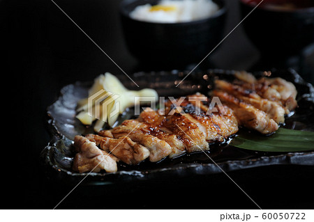 japanese food , Chicken teriyoki with rice japanese food , Chicken teriyoki with rice 60050722