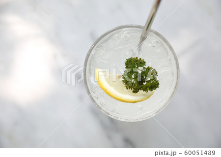 Lemonade , lemon drink with ice on table Lemonade , lemon drink with ice on table 60051489
