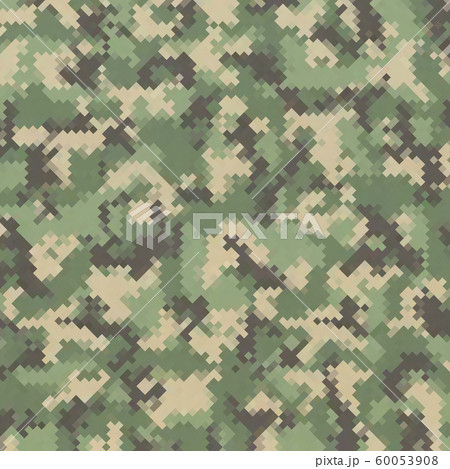 Urban Camouflage Background. Army Military Pattern. Green Pixel Fabric Textile Print for Uniforms Urban Camouflage Background. Army Military Pattern. Green Pixel Fabric Textile Print for Uniforms 60053908