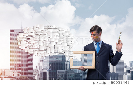 Business inspiration of young man 60055445