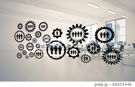 Networking and wireless connection as concept for effective modern business 60055446