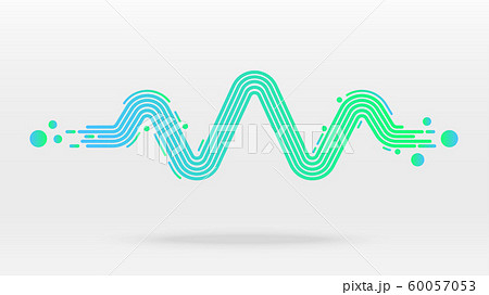 Motion floating sound wave equalizer 60057053