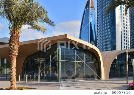 DECC metro station outdoors in Doha, Qatar DECC metro station outdoors in Doha, Qatar 60057310