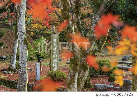 鶏足寺　紅葉 60057328