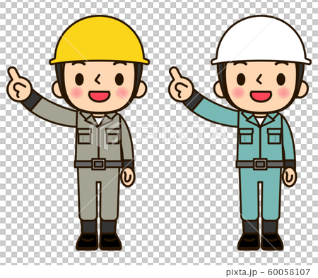 穿著工作服的男子（左） 60058107