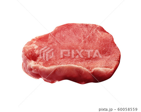 fresh raw beef steak isolated on white background fresh raw beef steak isolated on white background 60058559
