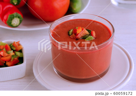 Spanish tomato soup gazpacho Spanish tomato soup gazpacho 60059172