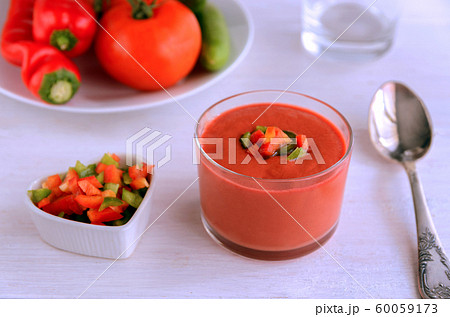 Spanish tomato soup gazpacho Spanish tomato soup gazpacho 60059173