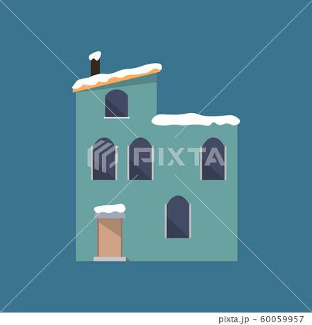 Isolated christmas house Isolated christmas house 60059957