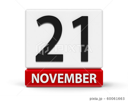 Cubes calendar 21st November 60061663