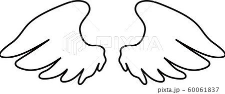 天使 羽根 エンジェル 宗教 キューピッド イラストのイラスト素材