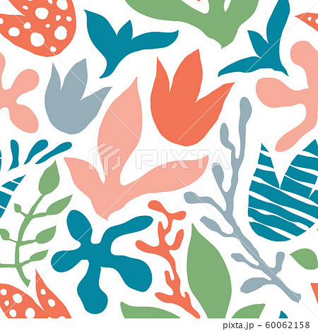 Vector Seamless Abstract Floral Pattern Vector Seamless Abstract Floral Pattern 60062158