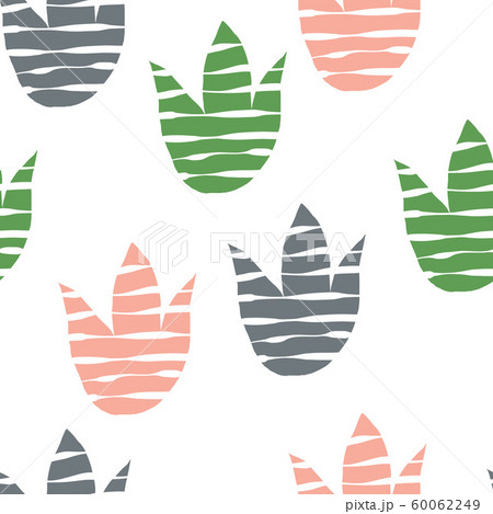 Vector Seamless Abstract Floral Pattern 60062249