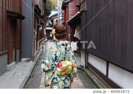 浴衣デート・ひがし茶屋街(金沢県) 浴衣デート・ひがし茶屋街(金沢県) 60063672