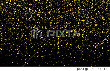 Gold glitter texture. Golden abstract particles. 60064012