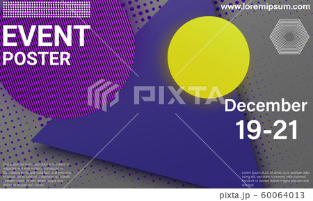 Event poster. Color elements.Vector illustration. Event poster. Color elements.Vector illustration. 60064013