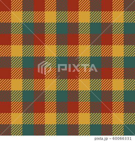 vector tartan plaid pattern in red, blue and brown colors 60066331