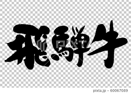 Calligraphy writing Hida beef 60067089