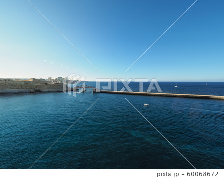 マルタ ヴァレッタ 聖エルモ砦 地中海 Fort St Elmo, Valletta, Malta 60068672